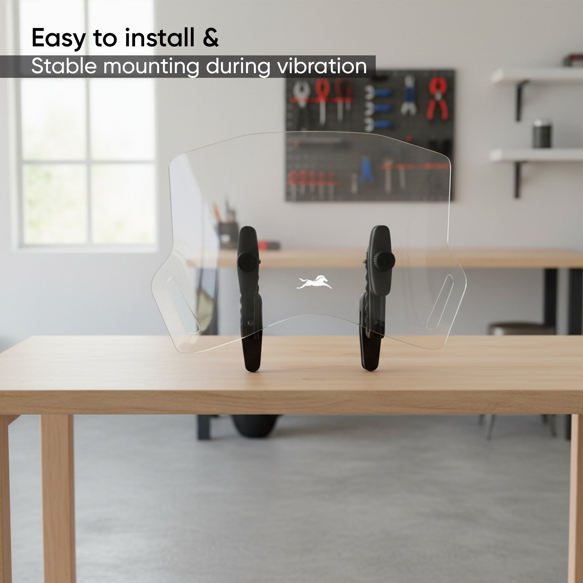 TVS Apache RTX Visor Extender – Enhanced Wind Protection & Stylish Upgrade